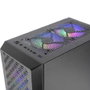 Mars Gaming MC-GEO Caja Gaming Semitorre ATX FRGB Negro